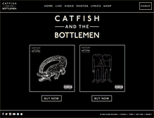 Tablet Screenshot of catfishandthebottlemen.com